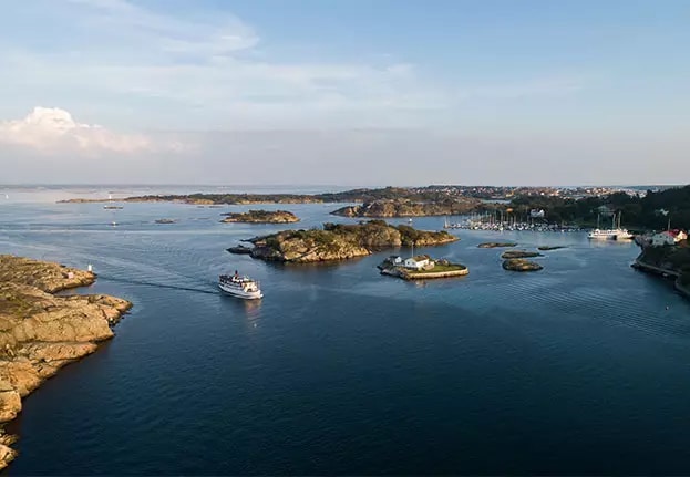 Båttur i Göteborgs skärgård